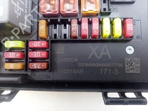 Fuse box OPEL ASTRA J (P10) 1.4 Turbo (68) | BP39694258E1 - Image 3