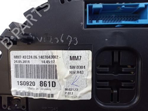 Display monitor VW UP! (121, 122, BL1, BL2, BL3, 123) 1.0 | BP30907636C48