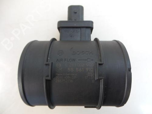 Used Mass air flow sensor OPEL CORSA D (S07) 1.3 CDTI (L08, L68) (95 hp) 22476612