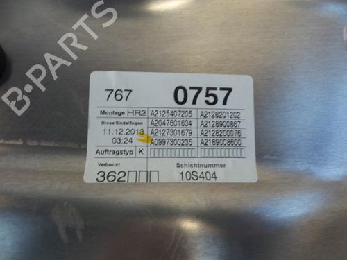 Rudehejsemekanisme Højre bagtil MERCEDES-BENZ E-CLASS T-Model (S212) E 200 CDI / BlueTEC (212.205, 212.206) | BP22490179C25 