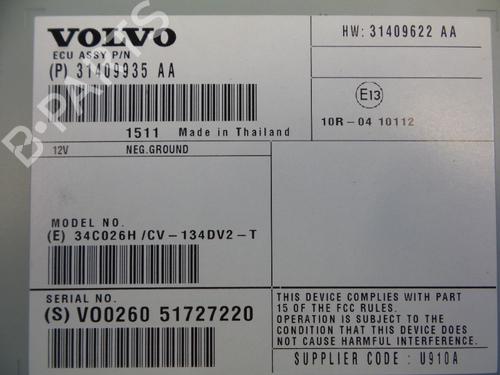 Electronic module VOLVO V40 Hatchback (525) D2 | BP22479149M83 