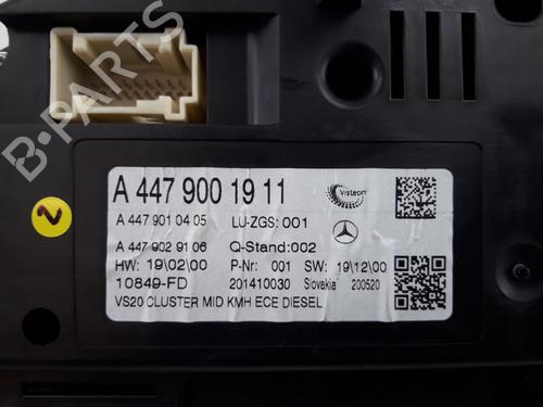 Display monitor MERCEDES-BENZ VITO Van (W447) 119 CDI / BlueTEC (447.601, 447.603, 447.605) | BP22513111C48 