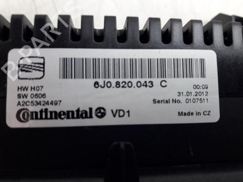 Climate control SEAT IBIZA IV (6J5, 6P1) 1.2 TDI | BP22508201I5 