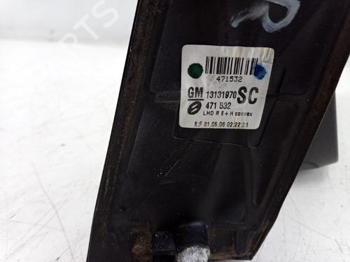 Right mirror OPEL ZAFIRA / ZAFIRA FAMILY B (A05) 1.8 (M75) | BP22495245C27 