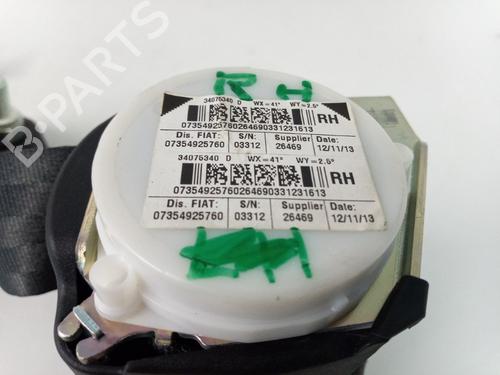 Rear right seatbelt FIAT 500 (312_) 1.2 (312AXA1A) | BP22474908I28