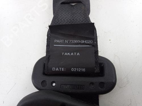 Rear right seatbelt CITROËN C1 II (PA_, PS_) 1.0 VTi 68 | BP22514588I28 