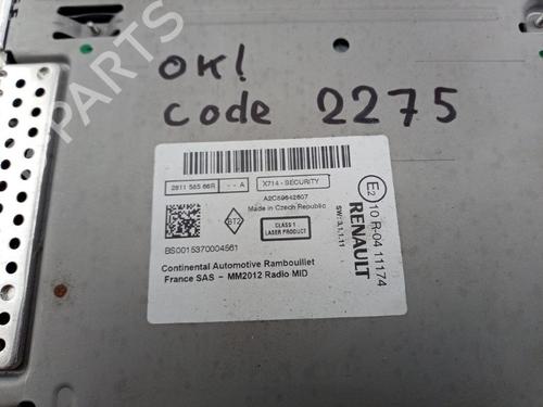 Radio RENAULT MEGANE III Grandtour (KZ0/1) 1.5 dCi (KZ09, KZ0D, KZ1G, KZ29, KZ14, KZ1W, KZ10, KZ1F,... | BP29075298E6 