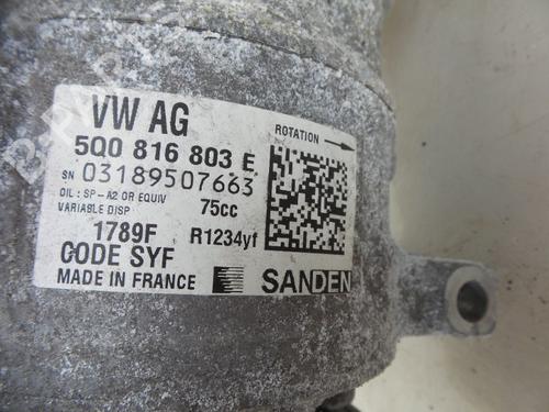 AC compressor VW GOLF VII (5G1, BQ1, BE1, BE2) 1.6 TDI | BP22481261M34 