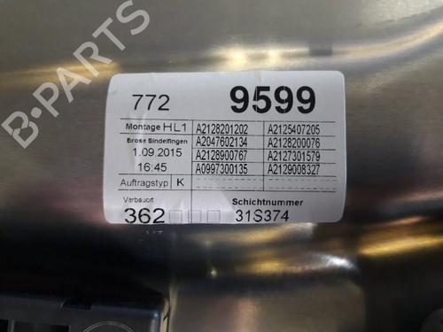 Rear left window mechanism MERCEDES-BENZ E-CLASS T-Model (S212) E 350 BlueTEC (212.226) | BP22486052C24 
