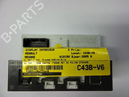 Display monitor RENAULT MEGANE II Estate (KM0/1_) 1.5 dCi (KM0F, KM0T, KM2B) | BP22457785C48