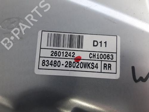 Rear right window mechanism HYUNDAI SANTA FÉ II (CM) 2.2 CRDi | BP22464498C25