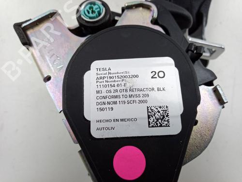 Rear left seatbelt TESLA MODEL 3 (5YJ3) EV AWD | BP23143888I29 