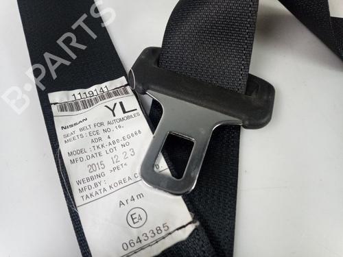 Rear left seatbelt NISSAN X-TRAIL III (T32_, T32R, T32RR) 1.6 DIG-T (T32) | BP22491036I29 