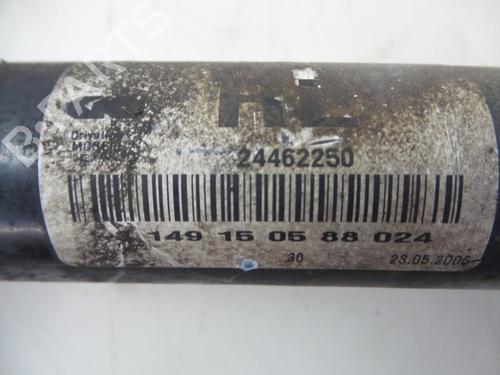 Right front driveshaft OPEL ZAFIRA / ZAFIRA FAMILY B (A05) 1.9 CDTI (M75) | BP22490677M39 