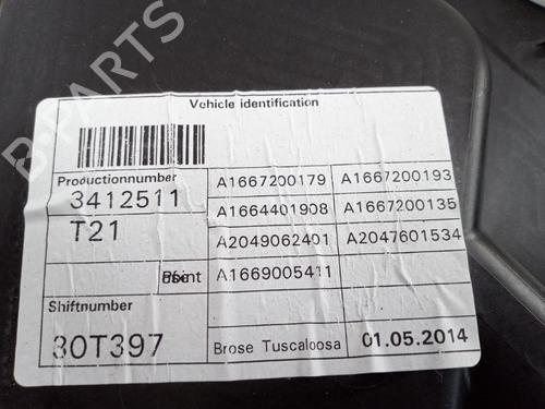 Front left window mechanism MERCEDES-BENZ M-CLASS (W166) ML 250 CDI / BlueTEC 4-matic (166.004, 166.003) | BP22493342C22 