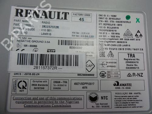 Electronic module RENAULT MEGANE IV Grandtour (K9A/M/N_) 1.2 TCe 100 | BP22488938M83 