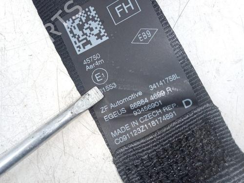 Front right seatbelt RENAULT TRAFIC III Van (FG_) 2.0 dCi 110 (FGMW) | BP38785719I25 - Image 2