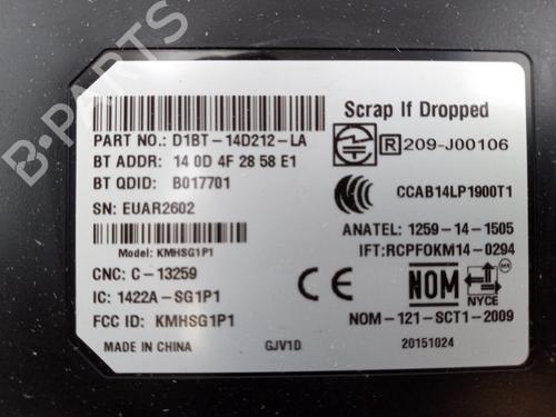 Modulo electronico FORD FIESTA VI (CB1, CCN) 1.0 | BP22492716M83