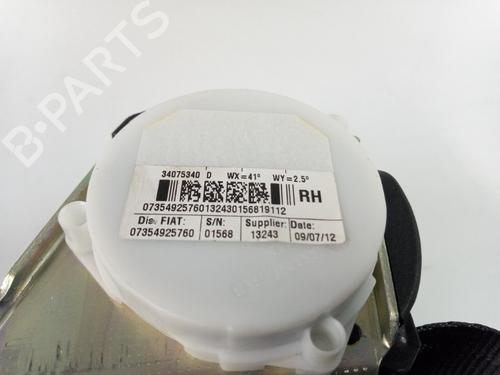 Rear right seatbelt FIAT 500 (312_) 0.9 (312AXG1A, 312.AXG11) | BP22469402I28 