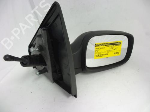 Used Right mirror RENAULT CLIO III (BR0/1, CR0/1) 1.2 16V (BR02, BR0J, BR11, CR02, CR0J, CR11) (75 hp) 22458550