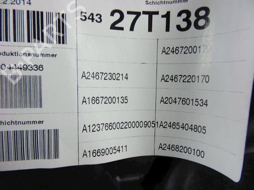 Front left window mechanism MERCEDES-BENZ B-CLASS Sports Tourer (W246, W242) B 180 (246.242) | BP22489978C22 