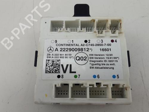 Electronic module MERCEDES-BENZ C-CLASS Coupe (C205) AMG C 63 S (205.387) A2229009812