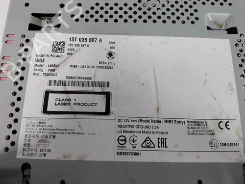 Radio SKODA CITIGO (NF1) 1.0 | BP22506419E6