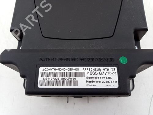 Display monitor PEUGEOT 3008 I MPV (0U_) 2.0 HDi 150 / BlueHDi 150 | BP22494369C48