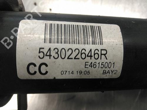 Right front shock absorber RENAULT SCÉNIC III (JZ0/1_) 1.4 16V (JZ0F, JZ1V) | BP22484574M17 