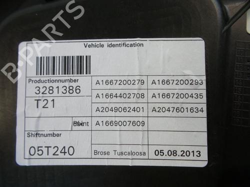 Rudehejsemekanisme Højre foran MERCEDES-BENZ M-CLASS (W166) ML 350 BlueTEC 4-matic (166.024, 166.023) | BP22483076C23 