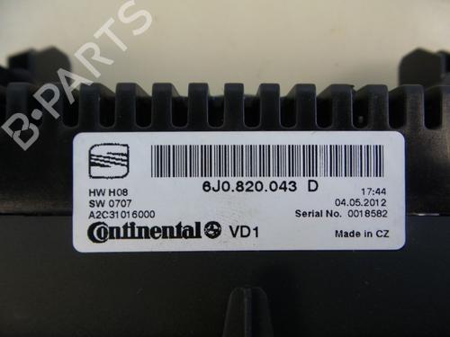 Climate control SEAT IBIZA IV ST (6J8, 6P8) 1.2 TDI | BP22477052I5 