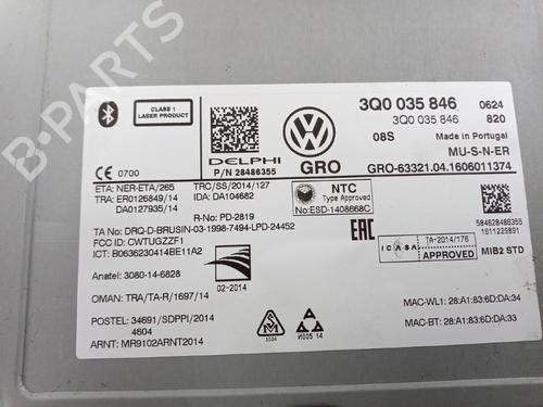 Elektronische module VW PASSAT B8 Variant (3G5, CB5) 2.0 TDI | BP29594276M83 