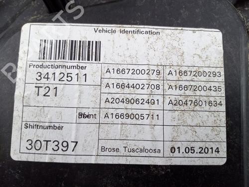 Front right window mechanism MERCEDES-BENZ M-CLASS (W166) ML 250 CDI / BlueTEC 4-matic (166.004, 166.003) | BP22493365C23 