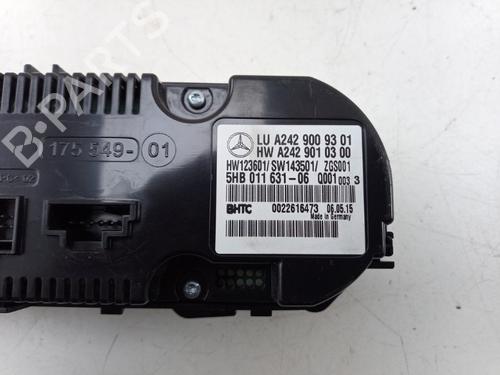 Climate control MERCEDES-BENZ B-CLASS Sports Tourer (W246, W242) Electric Drive / B 250 e (242.890) | BP24316501I5 