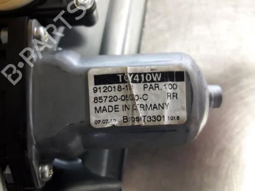 Rear left window mechanism TOYOTA AVENSIS Saloon (_T27_) 2.0 D-4D (ADT270_, ADT270R) | BP22468617C24 