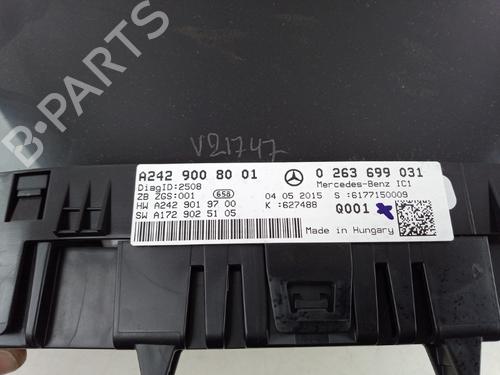 Display monitor MERCEDES-BENZ B-CLASS Sports Tourer (W246, W242) Electric Drive / B 250 e (242.890) | BP24316520C48 