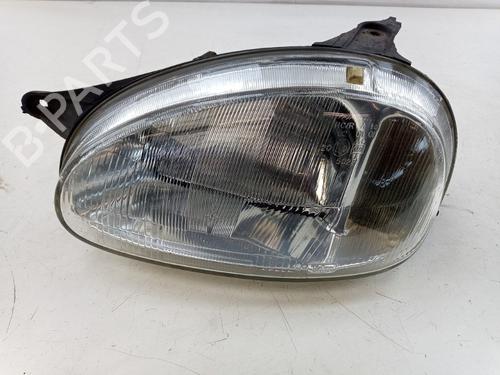 Used Left headlight OPEL CORSA B (S93) 1.4 i (F08, F68, M68) (60 hp) 25040137