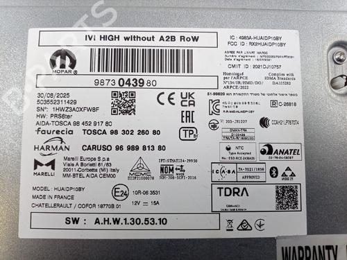 Electronic module DS DS 7 (J4_, JC_) E-TENSE 225 (J4DGZU) | BP32710870M83  - Image 6