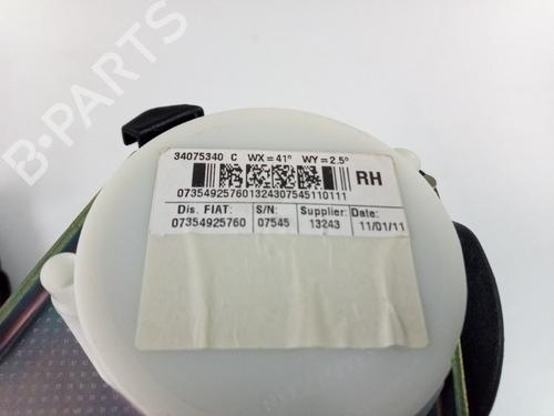 Rear right seatbelt FIAT 500 (312_) 1.2 (312AXA1A) | BP22468135I28 