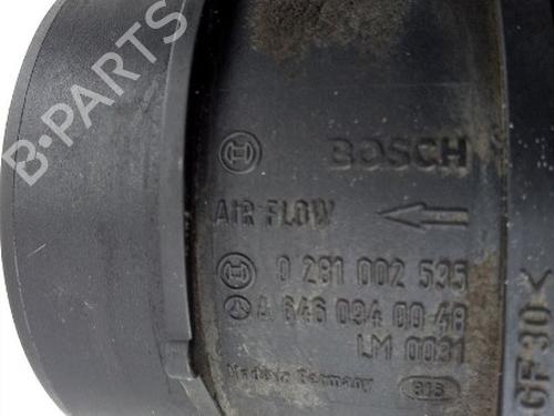 Mass air flow sensor MERCEDES-BENZ C-CLASS (W204) C 200 CDI (204.007, 204.006) | BP22780963M95