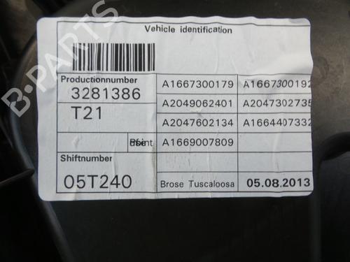 Rear left window mechanism MERCEDES-BENZ M-CLASS (W166) ML 350 BlueTEC 4-matic (166.024, 166.023) | BP22483081C24 
