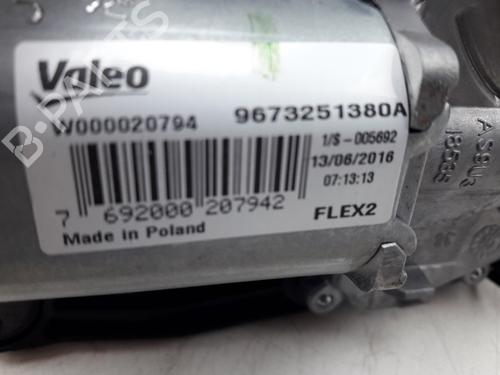 Rear wiper motor PEUGEOT 208 I (CA_, CC_) 1.2 VTI 82 | BP22507291M102 