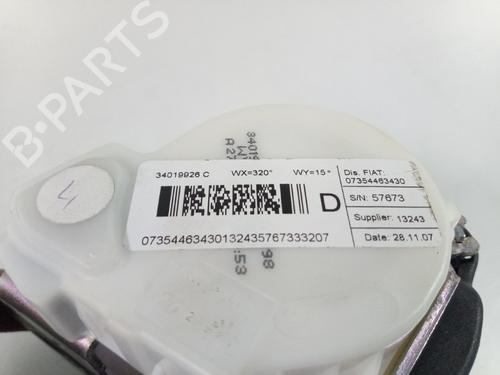 Rear right seatbelt FIAT BRAVO II (198_) 1.6 D Multijet (198AXH1B) | BP22462667I28 