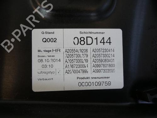 Rear right window mechanism MERCEDES-BENZ C-CLASS T-Model (S205) C 220 BlueTEC / d (205.204) | BP22484789C25 