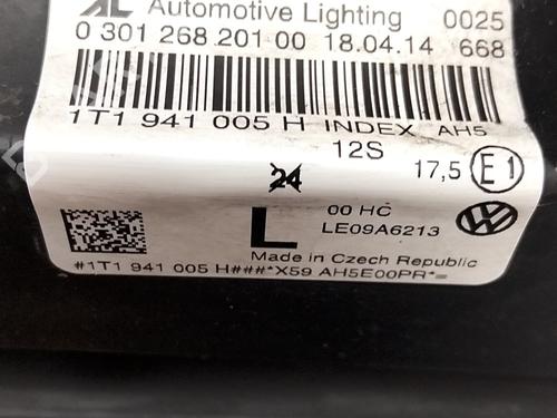 Left headlight VW TOURAN (1T3) 1.4 TSI EcoFuel | BP36376785C28 - Image 2