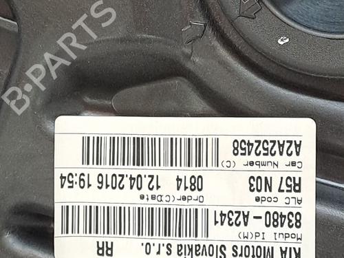 Rear right window mechanism KIA CEE'D (JD) 1.0 T-GDI | BP25737398C25 