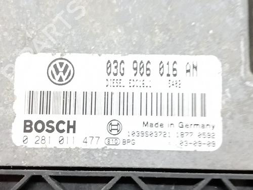 Engine control unit (ECU) VW GOLF V (1K1) 2.0 TDI | BP39557618M57 - Image 4