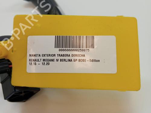 Rear right exterior door handle RENAULT MEGANE IV Hatchback (B9A/M/N_) 1.2 TCe 130 (B9MR) | BP23339032C130 