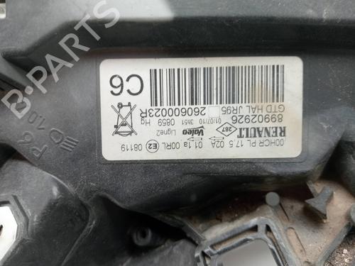 Faro izquierdo RENAULT SCÉNIC III (JZ0/1_) 1.5 dCi (106 hp) 23351136