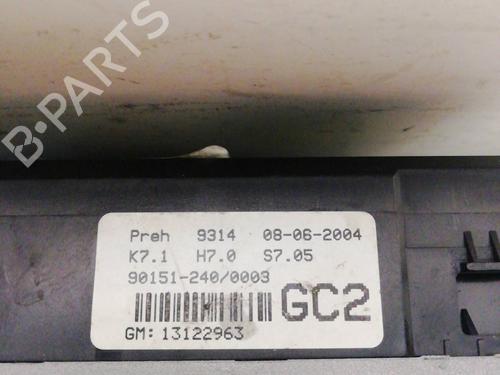 Climate control OPEL ASTRA H (A04) 1.6 (L48) | BP25988781I5 